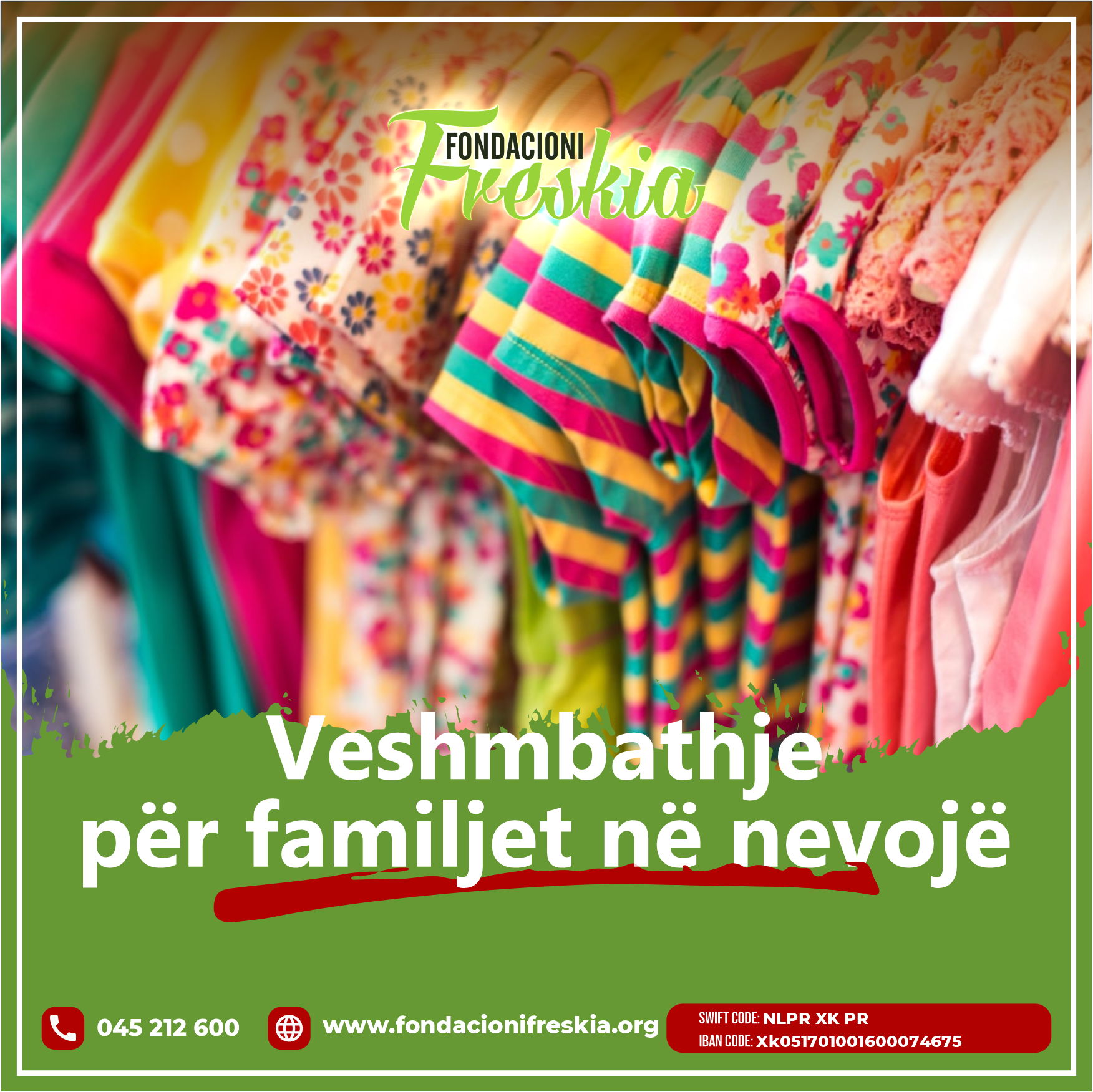 Veshmbathjepër familjet në nevojë